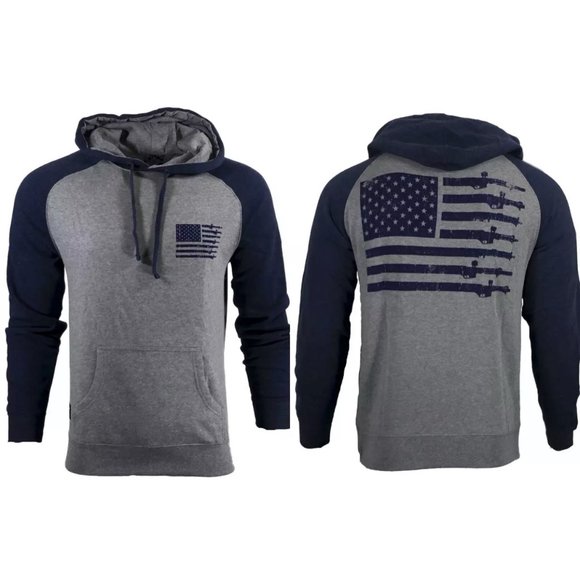 Affliction Other - Howitzer Style Men's Hoodie FORGED IN FREEDOM Mili
